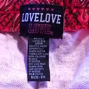 Red bandana style sweats